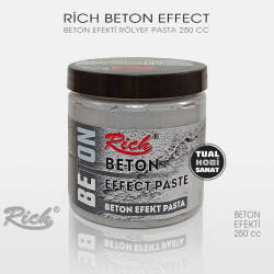 Rich Beton Efekt Rölyef Pasta 250 cc 350 gr - Rich