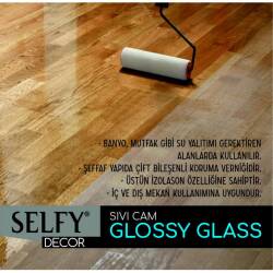 Rich Glossy Glass Sıvı Cam Vernik Selfy Decor 500+250 gr - 3