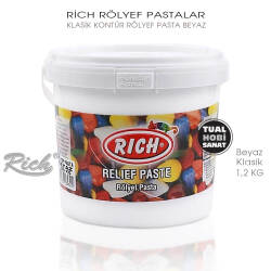 Rich Klasik Rölyef Pasta 1200 gr - Rich