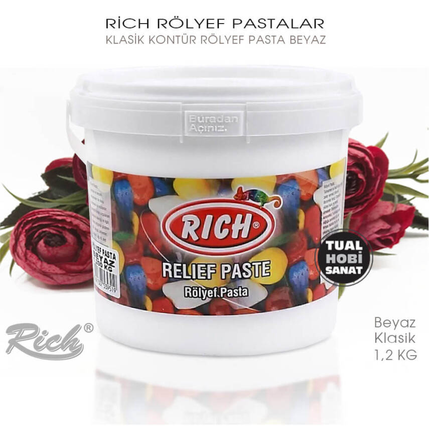 Rich Klasik Rölyef Pasta 1200 gr - 2