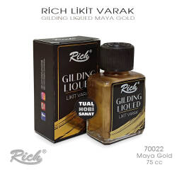 Rich Likit Varak Gilding Liqued 70022 Maya Gold 75 cc - Rich