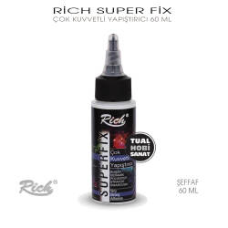 Rich Süperfix Glass Bond Cam, Taş, Polyester Tutkalı 60 ml - Cadence