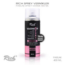 Rich Parlak Sprey Vernik 400 ml - Rich