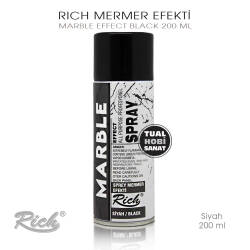 Rich Sprey Mermer Efekti Marble Effect Siyah 200 ml - Rich