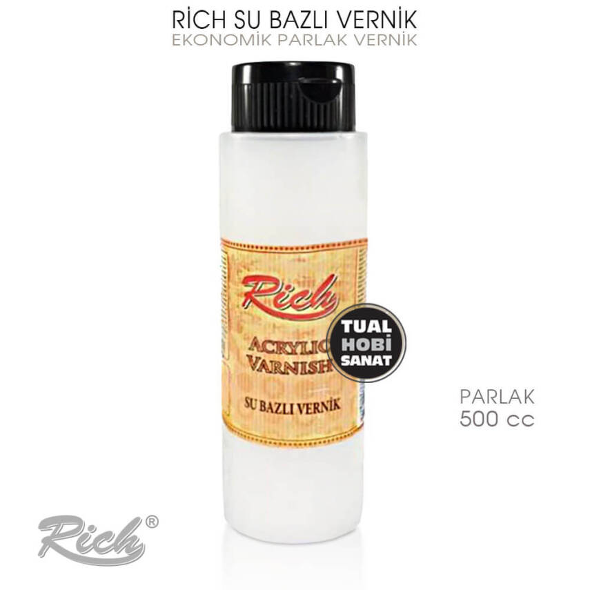 Rich Su Bazlı Ekonomik Parlak Vernik 500 cc - 1