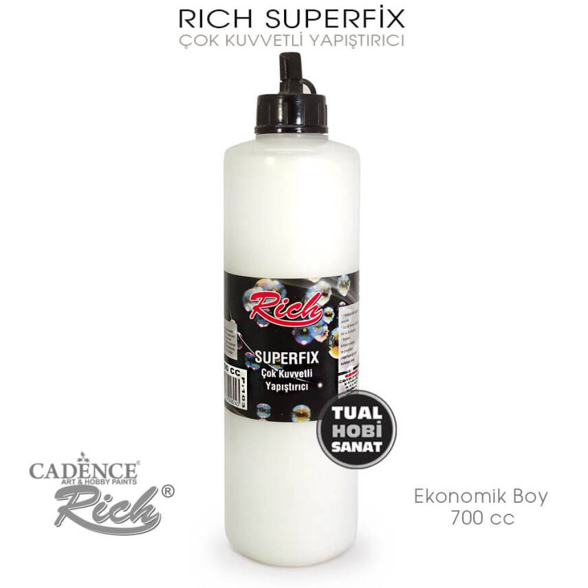 Rich Süperfix Çok Kuvvetli Yapıştırıcı 700 cc Ekonomik Büyük Boy - 1