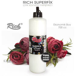 Rich Süperfix Çok Kuvvetli Yapıştırıcı 700 cc Ekonomik Büyük Boy - Rich (1)