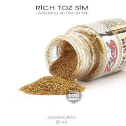 Rich Toz Sim Janjanlı Altın 50 ml - Rich