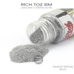 Rich Toz Sim Janjanlı Gümüş 50 ml - Rich