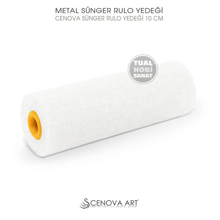 Rulo Sünger Fırça Yedeği Cenova Art 10 cm - 1