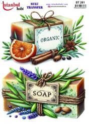 Sabun Desenli Sulu Transfer Kağıdı STI-281 - Tual Hobi Craft Ist