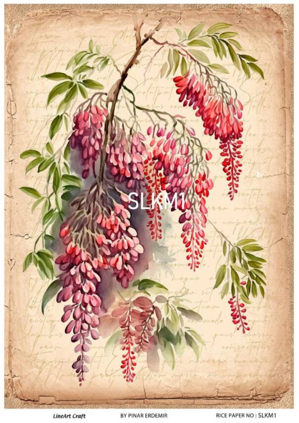 Salkım Desenli Pirinç Dekopaj Model : SLKM01 - 1