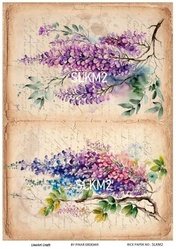 Salkım Desenli Pirinç Dekopaj Model : SLKM02 - 1