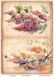 Salkım Desenli Pirinç Dekopaj Model : SLKM06 - Line Art