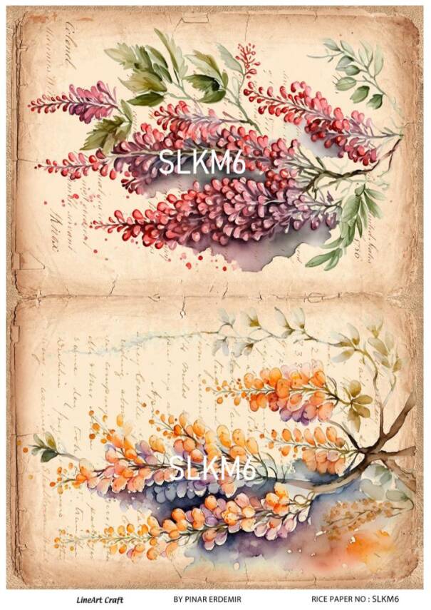 Salkım Desenli Pirinç Dekopaj Model : SLKM06 - 1
