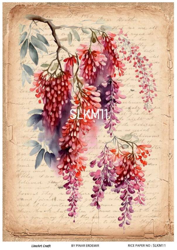 Salkım Desenli Pirinç Dekopaj Model : SLKM11 - 1