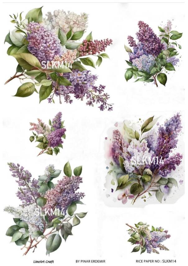 Salkım Desenli Pirinç Dekopaj Model : SLKM14 - 1