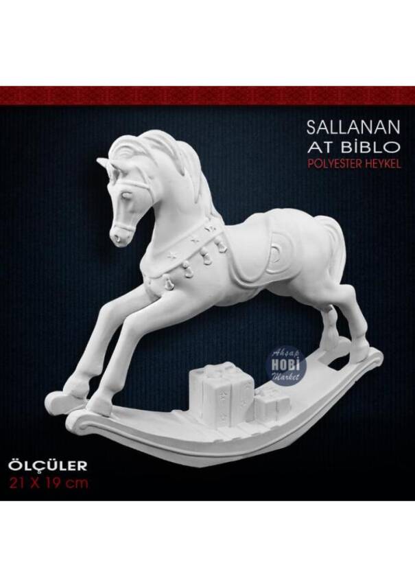 Sallanan At Biblo Heykel (21x19 cm) Ham Polyester - 2