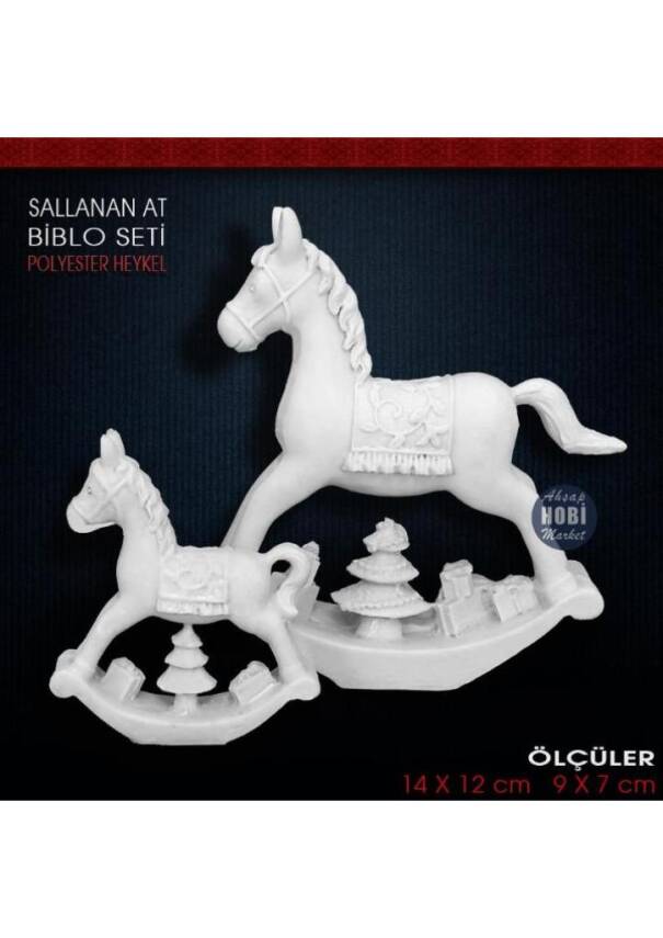 Sallanan At Biblo Seti (2 Parça) Ham Polyester - 2