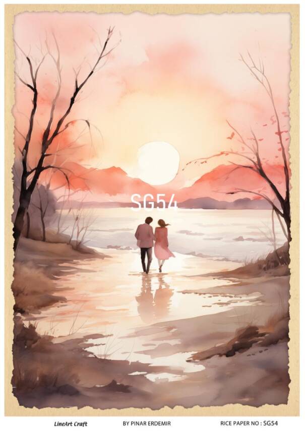 Sevgililer Desenli Pirinç Dekopaj Model : SG54 - 1