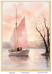 Sevgililer Desenli Pirinç Dekopaj Model : SG59 - Line Art