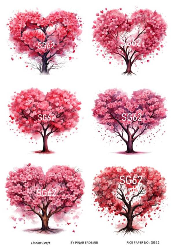 Sevgililer Desenli Pirinç Dekopaj Model : SG62 - 1