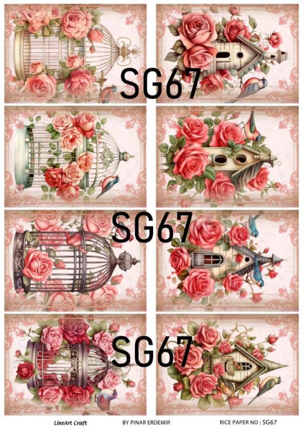 Sevgililer Desenli Pirinç Dekopaj Model : SG67 - 1