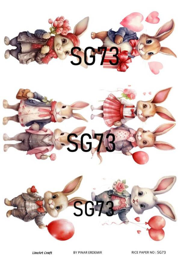 Sevgililer Desenli Pirinç Dekopaj Model : SG73 - 1