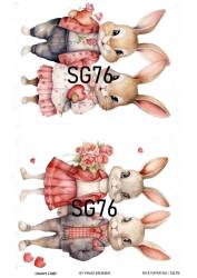 Sevgililer Desenli Pirinç Dekopaj Model : SG76 - Line Art