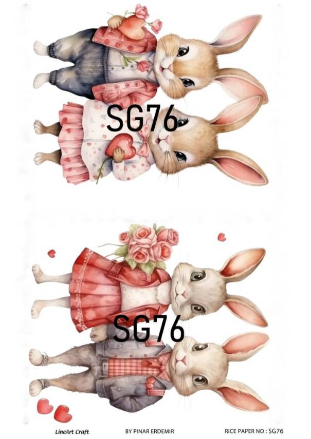 Sevgililer Desenli Pirinç Dekopaj Model : SG76 - 1