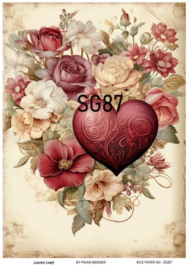 Sevgililer Desenli Pirinç Dekopaj Model : SG87 - 1