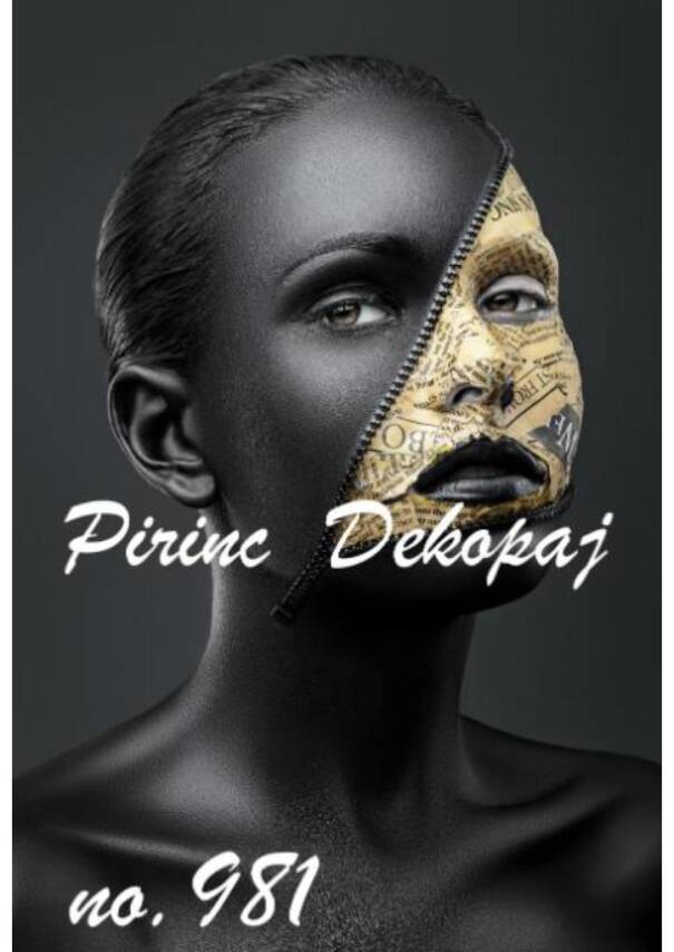 Siyahi Kadın Figürlü Pirinç Dekopaj Model : 0981 - 1