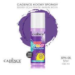 Spongy Sünger Uçlu Pratik Boya SPN05 Mor 100ML - Cadence