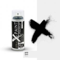 Spray X-Paint Akrilik Sprey Boya 6731 Siyah 400ml - Art-X