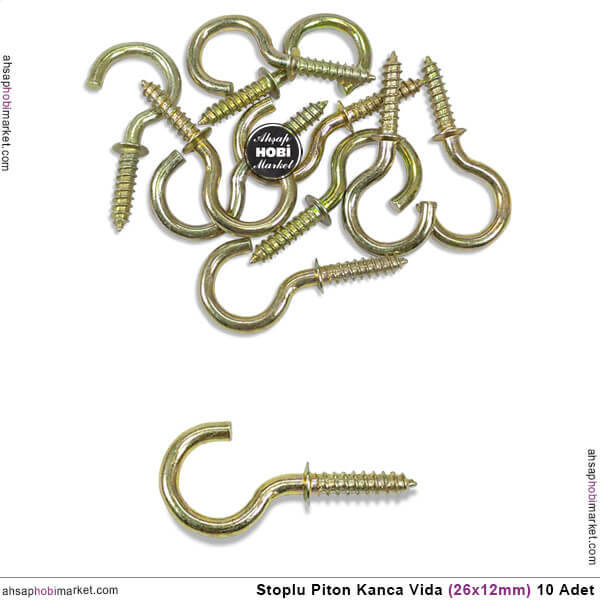 Stoplu Piton Kanca Vida Küçük (26x12 mm) 10 Adet - 1