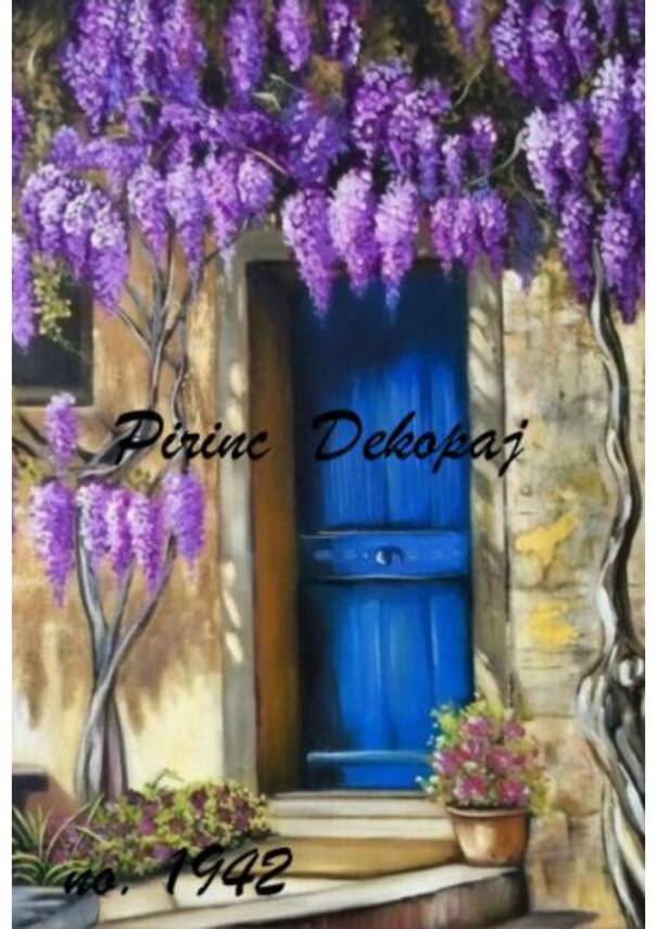 Sümbüllü Kapı Pirinç Dekopaj Model : 1942 - 1