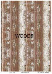 Tahta Desenli Pirinç Dekopaj Model : Wood 5 - Line Art