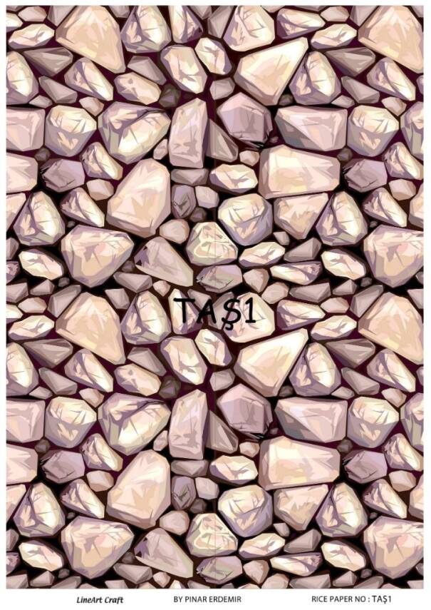 Taş Desenli Pirinç Dekopaj Model : Taş 01 - 1