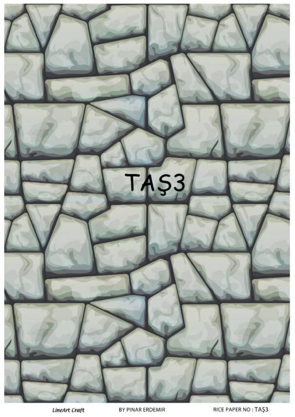 Taş Desenli Pirinç Dekopaj Model : Taş 03 - 1