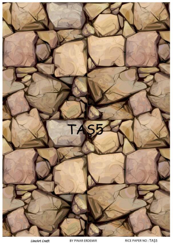 Taş Desenli Pirinç Dekopaj Model : Taş 05 - 1