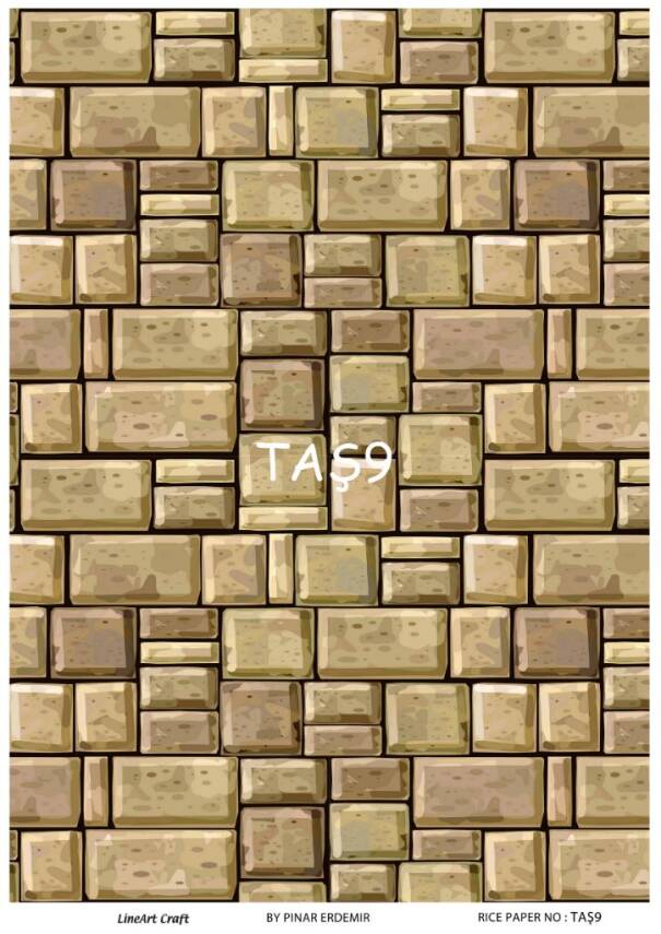 Taş Desenli Pirinç Dekopaj Model : Taş 09 - 1