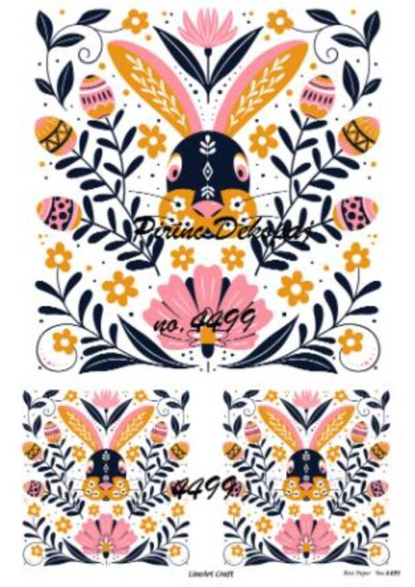 Tavşan Desenli Pirinç Dekopaj Model : 4499 - 1