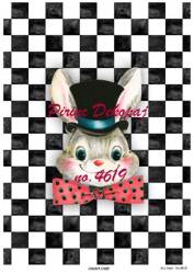 Tavşan Desenli Pirinç Dekopaj Model : 4619 - Line Art