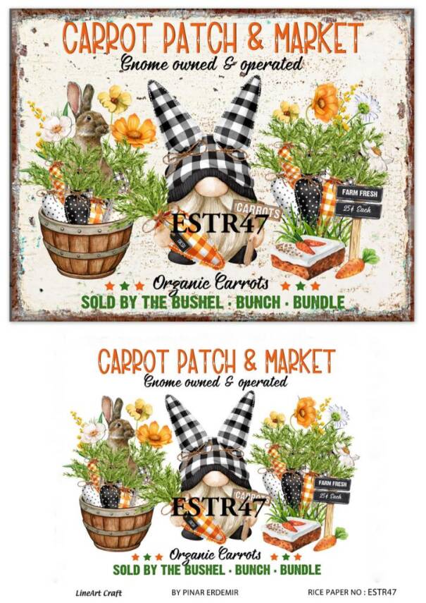 Tavşan Desenli Pirinç Dekopaj Model : ESTR47 - 1