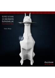 Tepsi Tutan Doberman Köpek (73x42 cm) Ham Polyester - Tual Hobi Sanat (1)