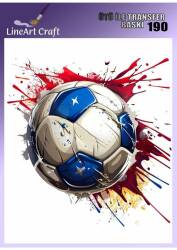 Top Desenli Kumaş Transfer Kağıdı LNT-K190 (20x20 cm) - Line Art