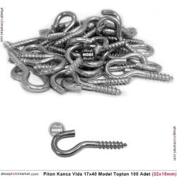 Toptan Piton Kanca Vida 17X40 Model (32x15 mm) 100 Adet - Tual Hobi Sanat