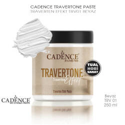 Traverten Efekt Pasta TRV01 Beyaz 250 ml - Cadence