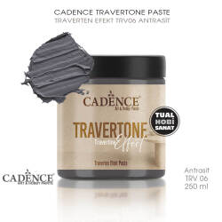 Traverten Efekt Pasta TRV06 Antrasit 250 ml - Cadence