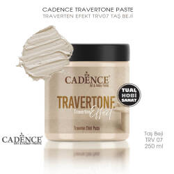 Traverten Efekt Pasta TRV07 Taş Beji 250 ml - Cadence